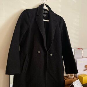 Cute Warm J.Crew Italian Boiled Wool Coat, Size 8Petite
